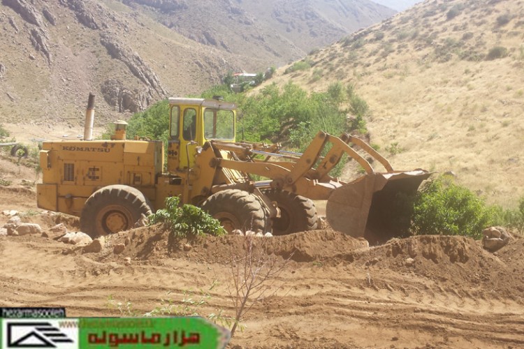 تخريب 6 قطعه از باغات تفرجگاه بيدميري شهرستان پاوه