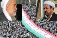 دعوت امام جمعه نودشه و دهستان شمشیر به حضور در راهپیمایی روز قدس