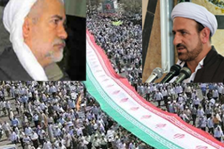 دعوت امام جمعه نودشه و دهستان شمشیر به حضور در راهپیمایی روز قدس