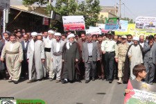 برگزاري راهپيمايي با شكوه روز قدس در شهرستان پاوه