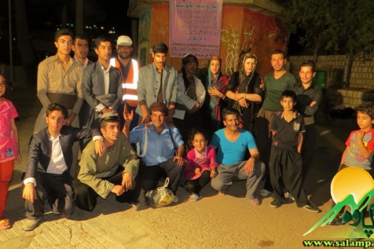 گزارش تصویری از دومین اجرای تئاتر خیابانی در پارک شهید کاظمی (کومه کال)