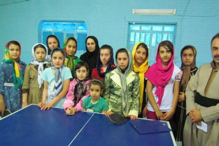 کلاسهای آموزشی تنیس روی میز شهرستان پاوه