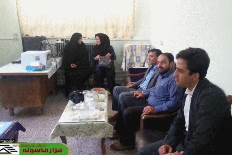 بازديد معاونت مديركل آموزش و پروش استان كرمانشاه از پروژه مهر در نوسود