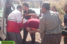 سقوط به ته دره ، دو نفر مصدوم بر جای گذاشت+تصاویر