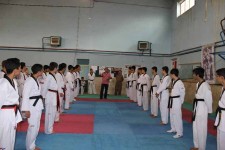 حضور مربي تيم ملي تکواندوی نونهالان كشور در پاوه + تصاویر