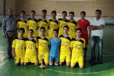 تیم فوتسال لیزان صنعت گلاله پاوه قهرمان استان شد
