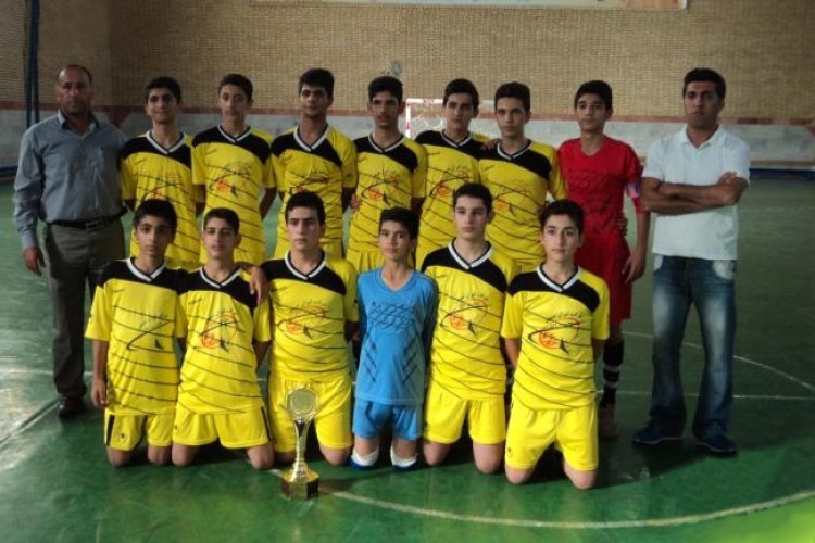 تیم فوتسال لیزان صنعت گلاله پاوه قهرمان استان شد
