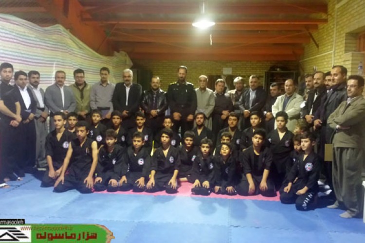 از قهرمانان رشته هاپکیدو پاوه با حضور جمعی از مسئولین تجلیل شد