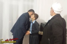 تجلیل از کشتی گیر ملی پوش در مسابقات بین المللی روز جهانی کودک در شهرستان پاوه