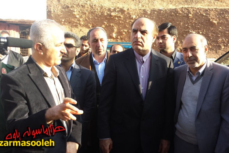 استاندار کرمانشاه از پروژه های بیمارستان 64 تختخوابی پاوه و آبرسانی هانی کوان به این شهر بازدید کرد