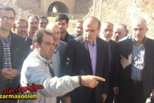 بازدید استاندار کرمانشاه از "مرز شوشمی" و "سد داریان" پاوه