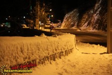 شب سرد زمستانی پاوه از لنز دوربین