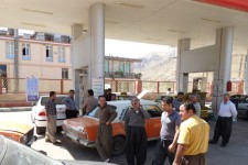 قطع گاز جایگاه سی.ان.جی در پاوه