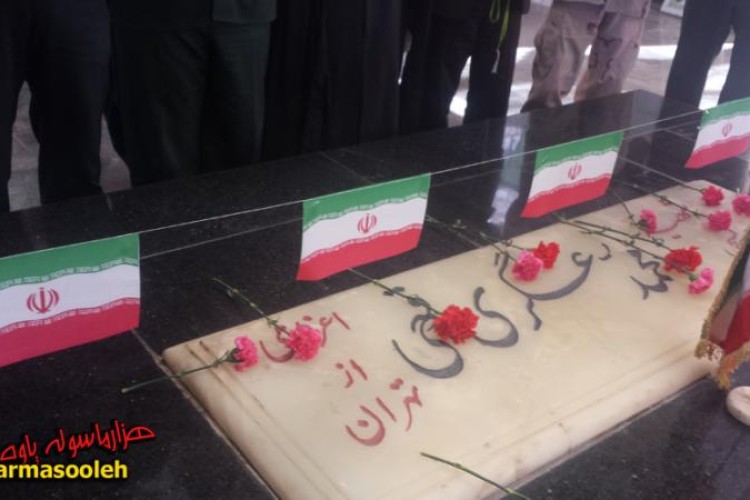 مزار شهدای پاوه گلباران و عطرافشانی شد