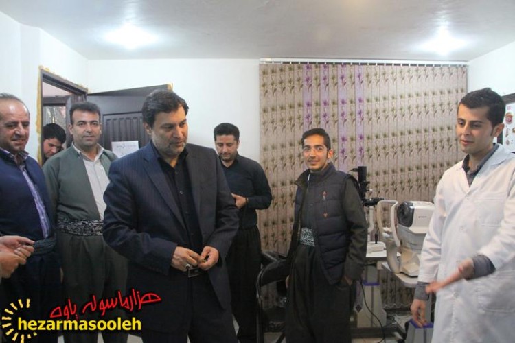 اولین مرکز تمام وقت معاینه ی چشم شهرستان پاوه افتتاح شد