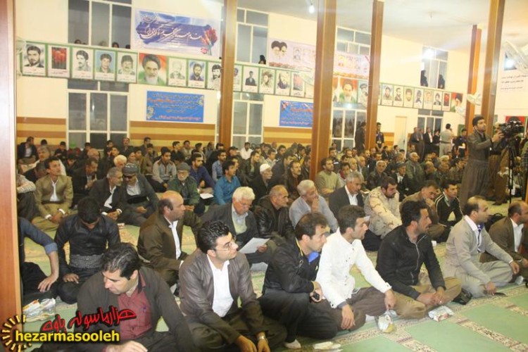 مراسم گرامی داشت سالروز شهدای بمباران شیمیایی شهر نودشه برگزار شد