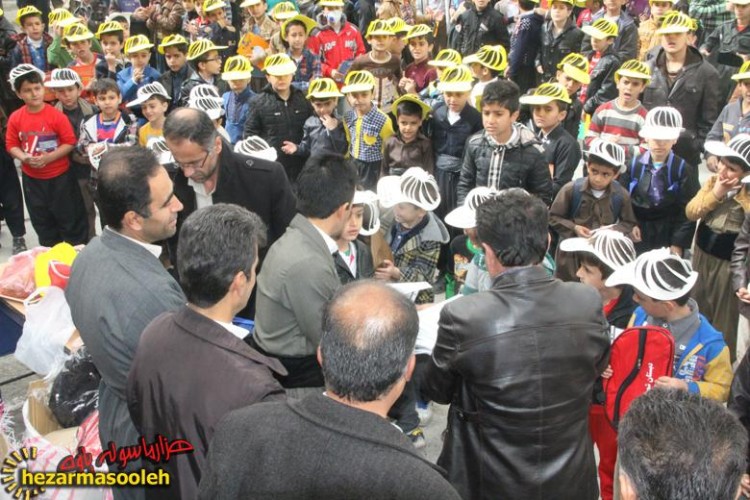 از دانش آموزان آموزشگاه باباخاص پاوه تجلیل به عمل امد