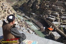 برپايي مراسم نوروز در روستاي "پالنگان"