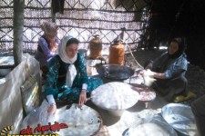 استقبال از میهمانان نوروزی در باینگان در اخرین روز از سال+تصاویر