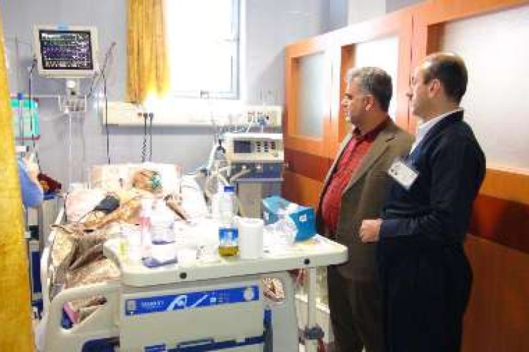بازدید فرماندار پاوه از بیمارستان قدس این شهر