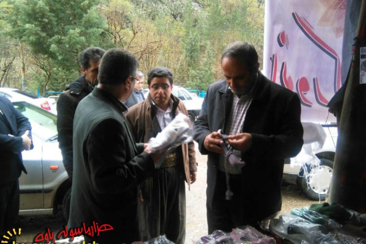 بازدید مسول دفتر شهری وشورای استانداری استان کرمانشاه از باینگان