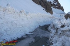 بازگشایی مسیر ارتباطی پاوه - مریوان در گردنه تته