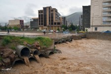 طغیان رودخانه روستای گلال در شهرستان پاوه/وقتی که تصاویری به مکانی نسبت داده می شوند