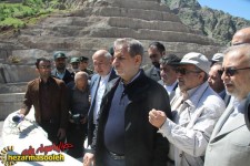 بازدید یک روزه معاون رئیس جمهور از سد داریان پاوه