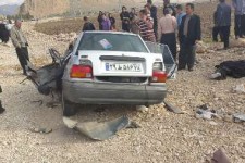 مصدوم شدن 9 نفر بر اثر تصادف در جاده میوان پاوه