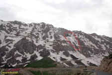 وقوع بهمن در گردنه تته/گرم شدن هوا و خطر وقوع مجدد آن در اين مسير ارتباطي