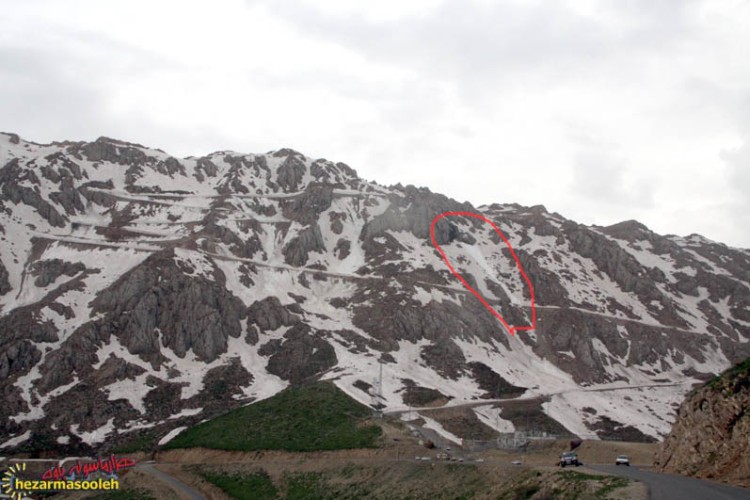 وقوع بهمن در گردنه تته/گرم شدن هوا و خطر وقوع مجدد آن در اين مسير ارتباطي