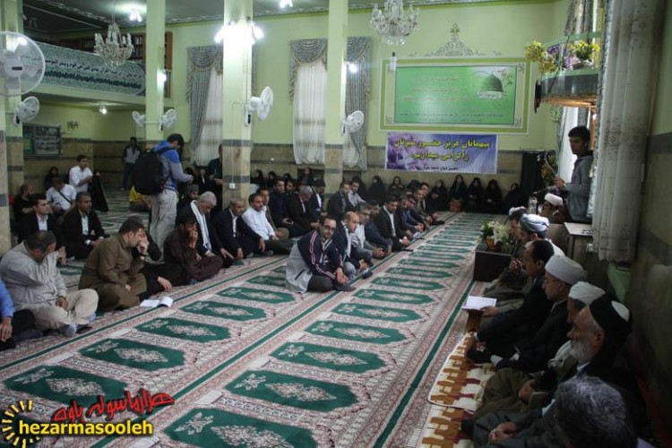 دیدار کاروان یکصد نفره قهرمانان ورزشی با امام جمعه پاوه