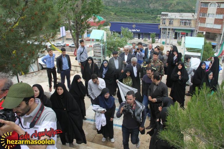 گزارش تصویری از حضور یکصد قهرمان ورزشی کشور در پاوه 