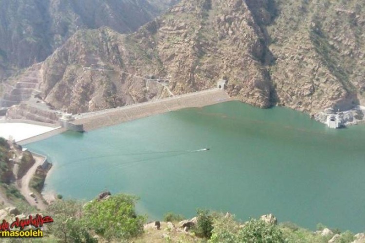 گزارش تصویری از سرریز شدن سد داریان پاوه 