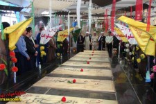 یادمان شهدای پاوه غبارروبی و عطرافشانی شد