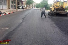 اجرای طرح بهسازی و روکش آسفالت لاین دوم خیابان کمربندی پاوه