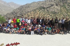 برگزاری مسابقات ورزشی دانش آموزان در روستای داریان پاوه+تصاویر