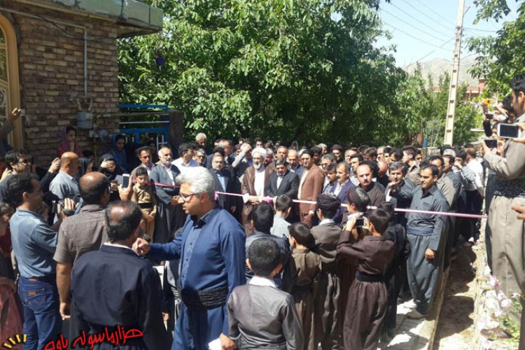 افتتاح طرح هادی در روستاهای «زردویی» و «شمشیر» شهرستان پاوه+تصاویر
