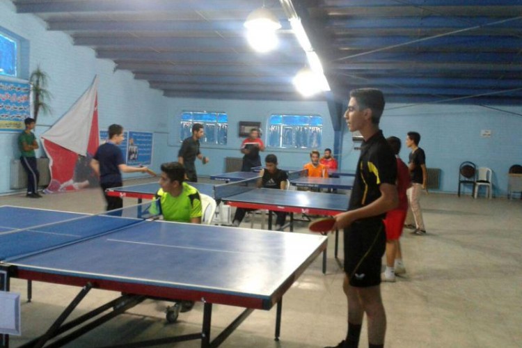 برگزاری کلاسهای آموزشی تنیس روی میز در پاوه