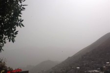 گرد و غبار مجددا پاوه را فرا گرفت