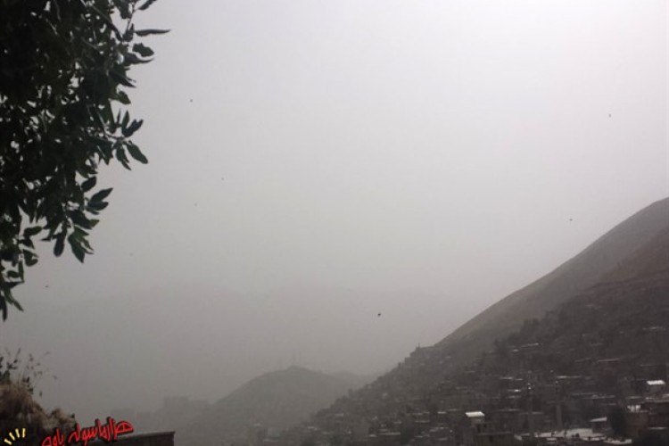 گرد و غبار مجددا پاوه را فرا گرفت