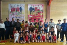 دیدار اعضای انجمن ورزشی پشتیوان با کشتی گیران پاوه