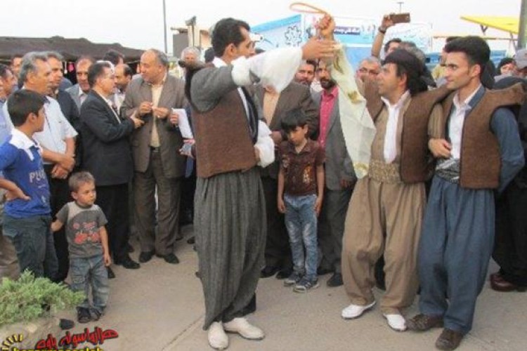 حضور گروه نیک اندیشان باینگان پاوه در اولین جشنواره اقوام ایرانی در ساوه 