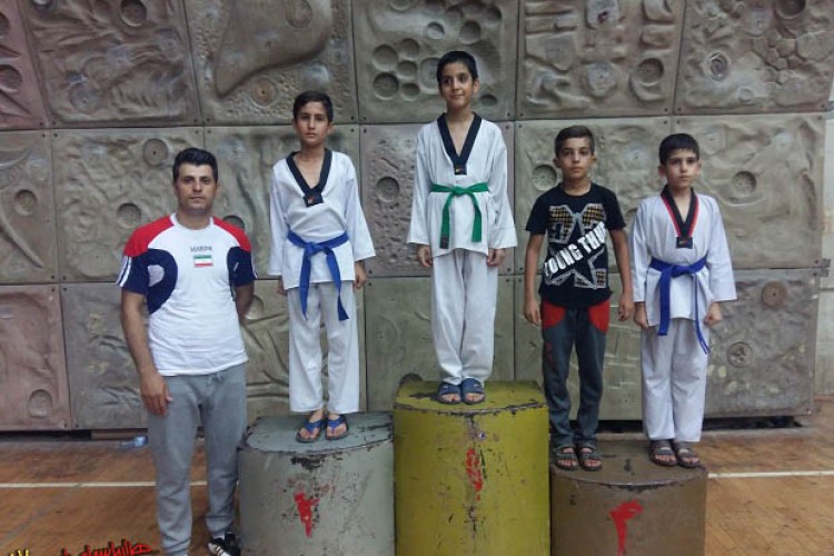 کسب یک مدال نقره و یک برنز توسط تکواندو کاران خردسال شهرستان