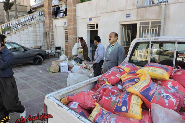 معدوم کردن یک و نیم تن مواد غذایی تاریخ گذشته وفاسد در پاوه