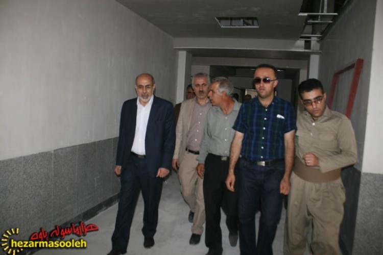 بازدید معاون عمرانی استاندار کرمانشاه از پروژه بیمارستان 64 تختخوابی پاوه/نیک کردار: از روند این پروژه گله مندم