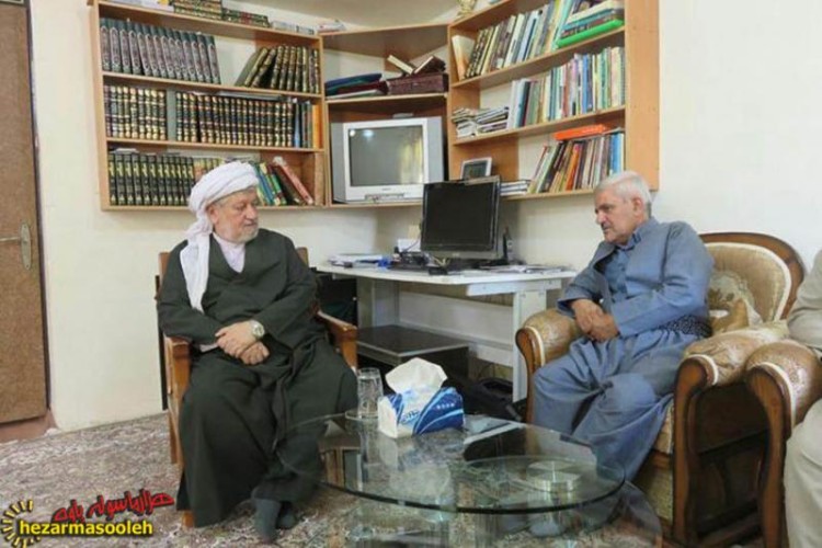 دیدار رئیس و کارکنان آموزش و پرورش باینگان با امام جمعه پاوه