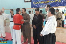 تجلیل از مربی ارزنده وپیشکسوت رزمی کار پاوه