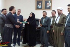 مراسم تودیع و معارفه شهردار نودشه برگزار شد/سیروس وطنی رسما شهردار نودشه شد