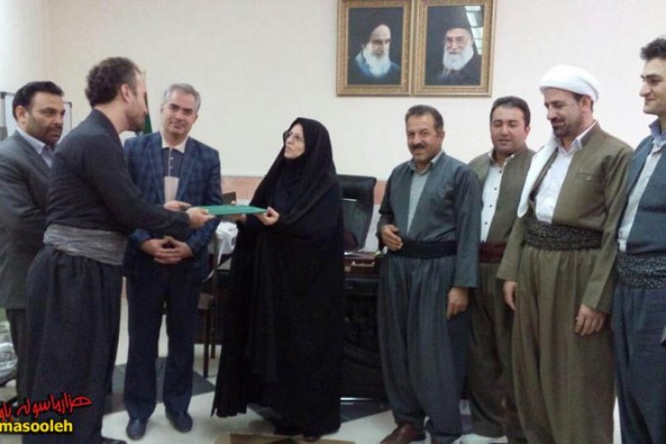 مراسم تودیع و معارفه شهردار نودشه برگزار شد/سیروس وطنی رسما شهردار نودشه شد